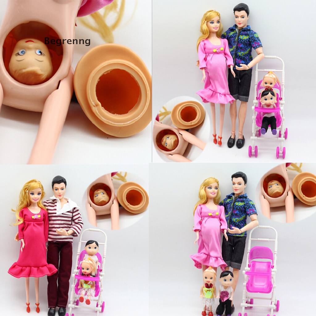 Set 6 Búp Bê Gia Đình Mang Thai Dễ Thương