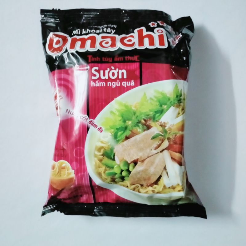 Combo 5 gói mì khoai tây Omachi đủ mùi vị