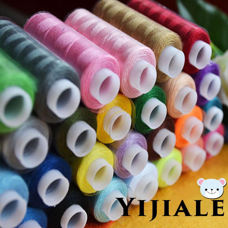 30 Cuộn Chỉ Polyester Nhiều Màu Sắc 250 Yards Dùng Cho Máy May