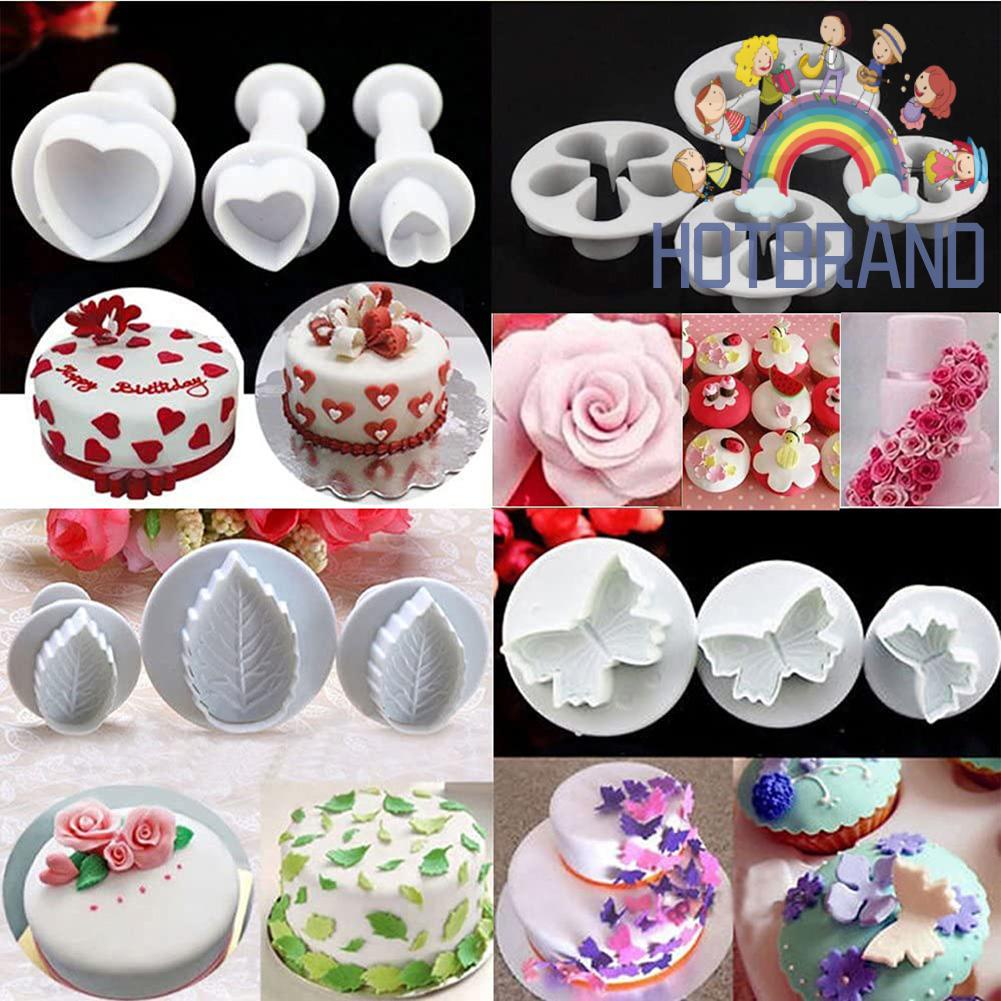 Khuôn Nhựa Làm Kẹo Đường Hình Hoa Trang Trí Bánh