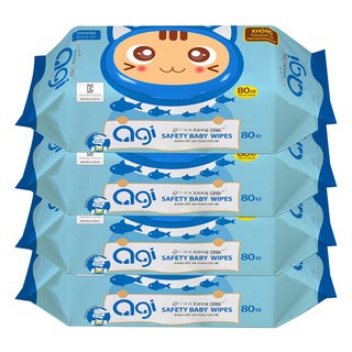 Khăn ướt agi 80 tờ hàn quốc