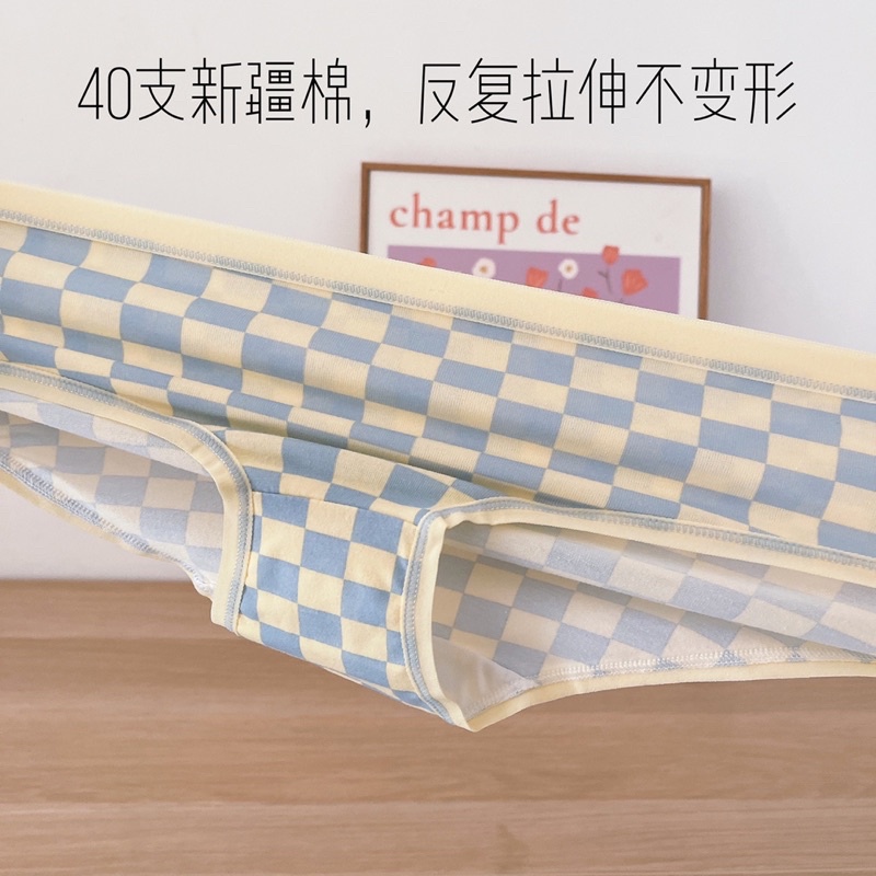 Quần lót nữ cotton kháng khuẩn hoạ tiết dễ thương QL002