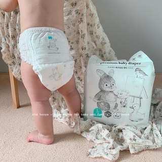 <pack trải nghiệm> Bỉm quần MOMO RABBIT size L(8-12kg) và size XL (11-14kg) nội địa Hàn Quốc