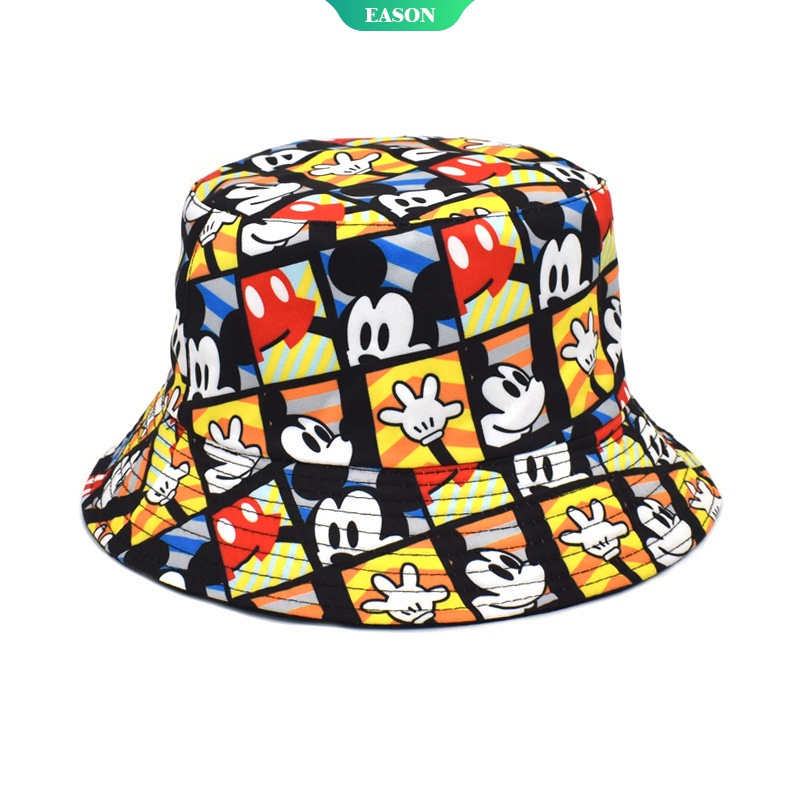 Mũ Tai Bèo Cotton Họa Tiết Hoạt Hình Disney Cho Nam Nữ