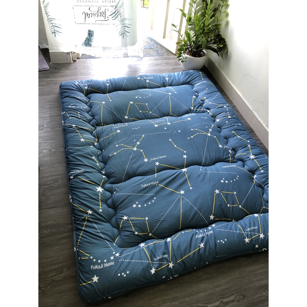Nệm Trải Sản Tiện Lợi, Đệm Làm Mềm, Topper Nệm Hàng Xuất Nhật kích thước 1m6x2m