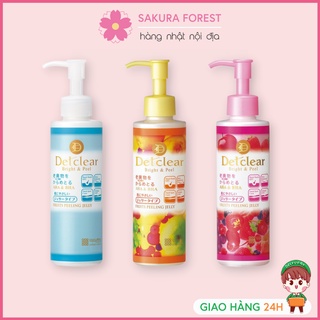 Tẩy tế bào chết Detclear Bright And Peel Nhật Bản 180ml