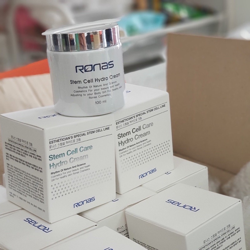 Kem Ronas, Kem Dưỡng Ẩm Da Mặt Ronas Stem Cell Care Hydro Cream 100ml