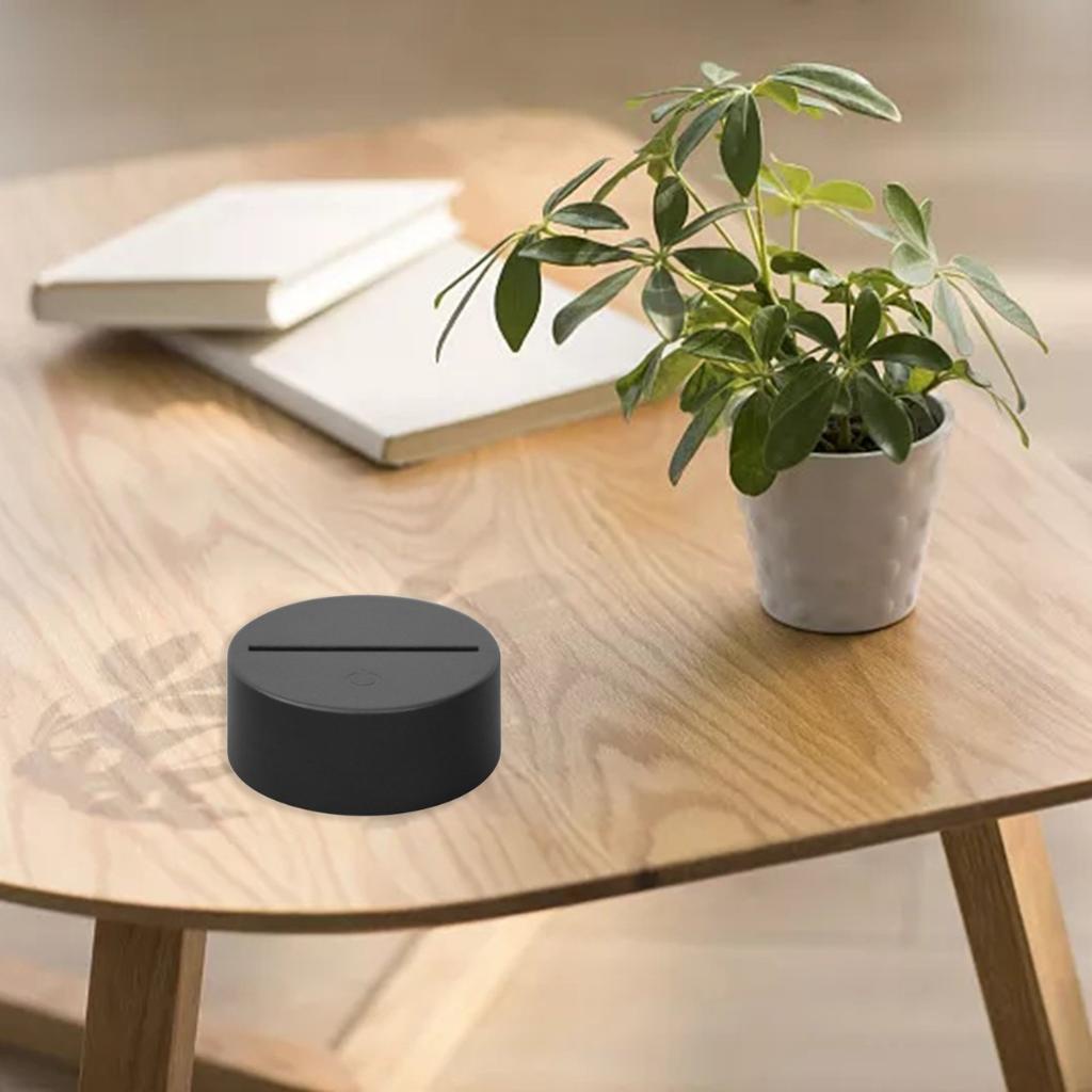 【hot】Đèn LED 3D Ánh sáng ban đêm Cơ sở Abs Acrylic Điều khiển từ xa di động / Loại cảm ứng