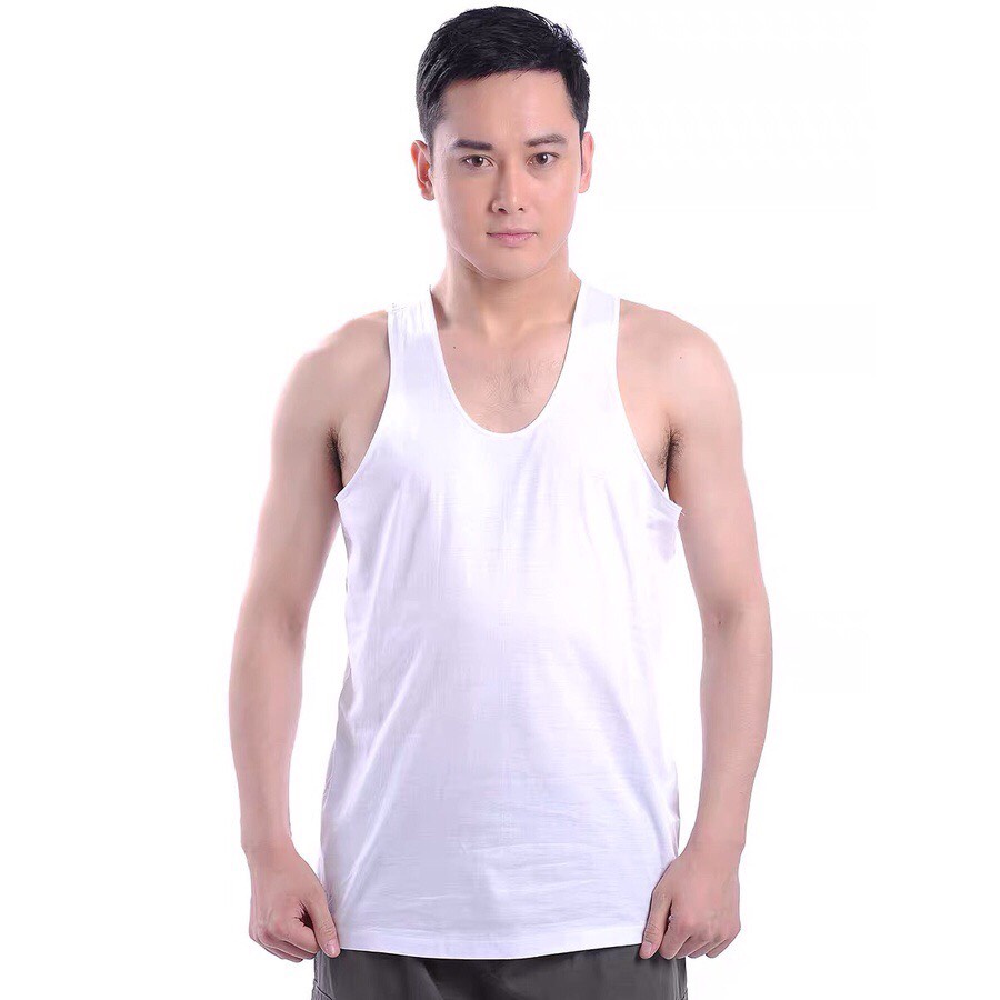 Áo Ba Lỗ Nam Thiết Kế Sát Nách Mặc Nhà, Chơi Thể Thao, Tập Gym Thun Cotton 100% Mịn Mát