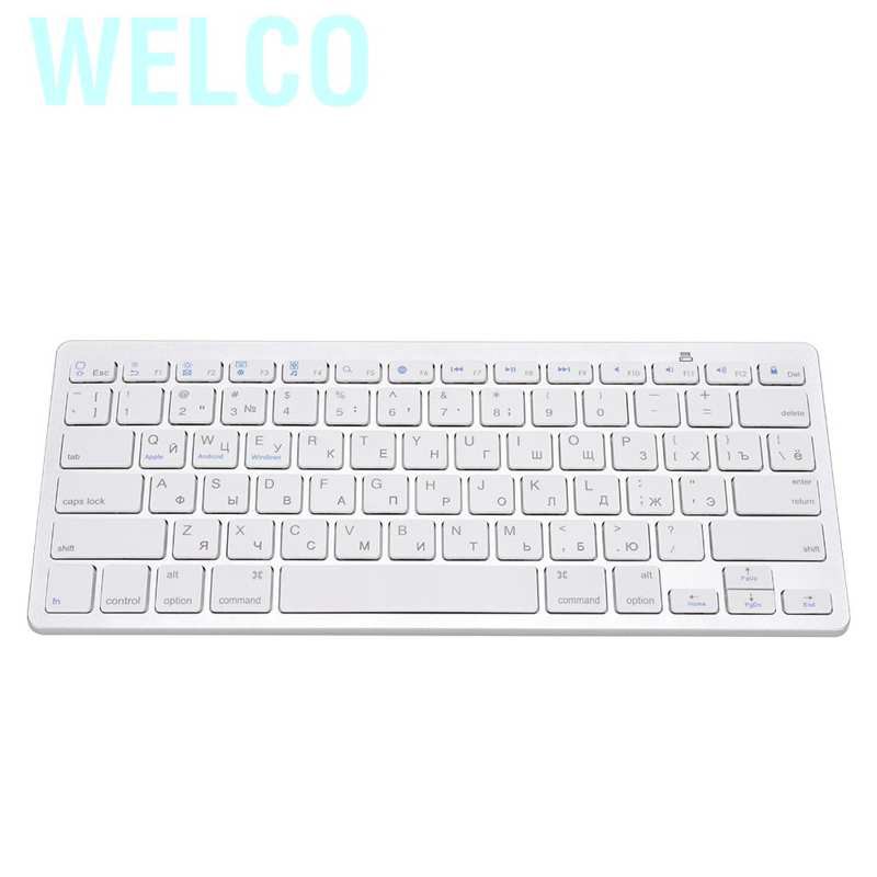 PC Bàn Phím Welco Kết Nối Bluetooth 3.0 Không Dây Siêu Mỏng