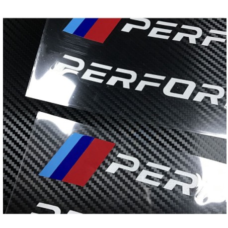 Decal Xe Hơi Bmw ô tô Tem Sticker Phản Quang Dán Trang Trí Series 3 5 X1 X3 X4 X5 X6 chữ Performance