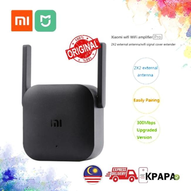 Thiết Bị Khuếch Đại Tín Hiệu Wifi Xiaomi Pro 300m 2.4g Với 2 Ăng Ten Chuyên Dụng