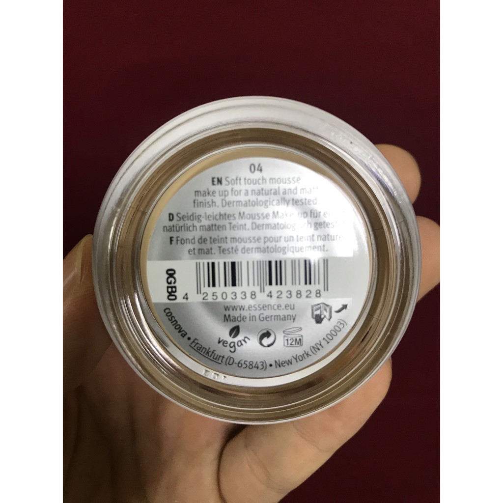 [SALE] [CAM KẾT 100% CHÍNH HÃNG] PHẤN TƯƠI ĐỨC ESSENCE SOFT TOUCH MOUSSE MAKE UP 16g | BigBuy360 - bigbuy360.vn