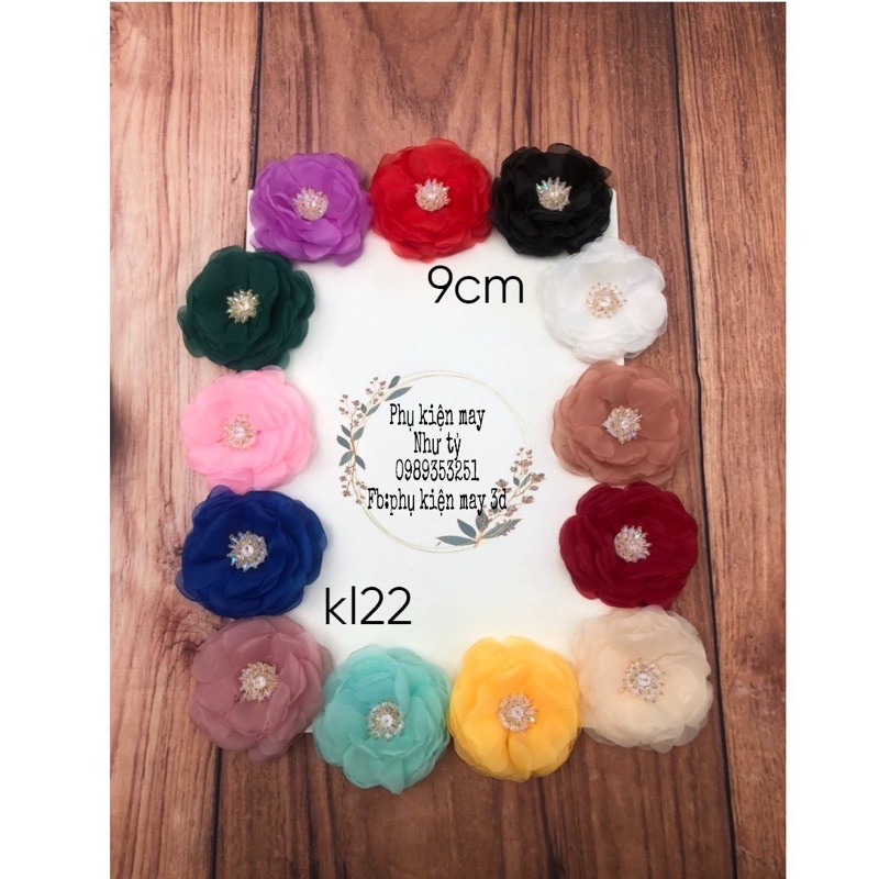 hoa rời mẫu đơn 9cm