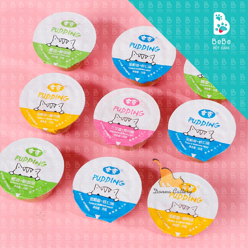 Pudding Hải Sản Bổ Sung Dinh Dưỡng Cho Mèo 25Gr