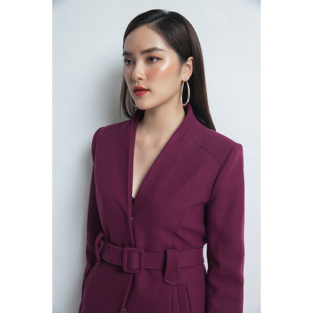 Áo khoác dạ dáng dài Nữ IVY moda MS 71M3868