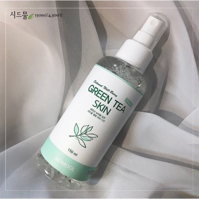 [Sidmool] Nước hoa hồng toner trà xanh