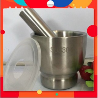 Bộ cối chày dầm gia vị inox 304 không gây độc