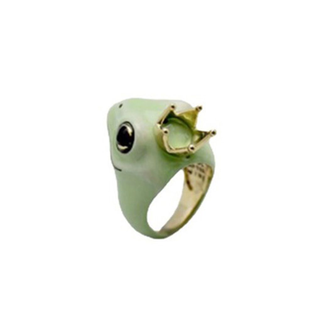 Nhẫn thời trang phối hình chú ếch dễ thương