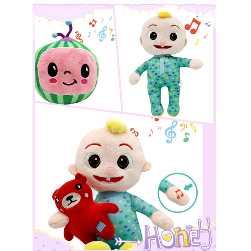 Bộ đồ chơi búp bê nhồi bông Cocolemon phát nhạc đáng yêu cho bé #yjteam67