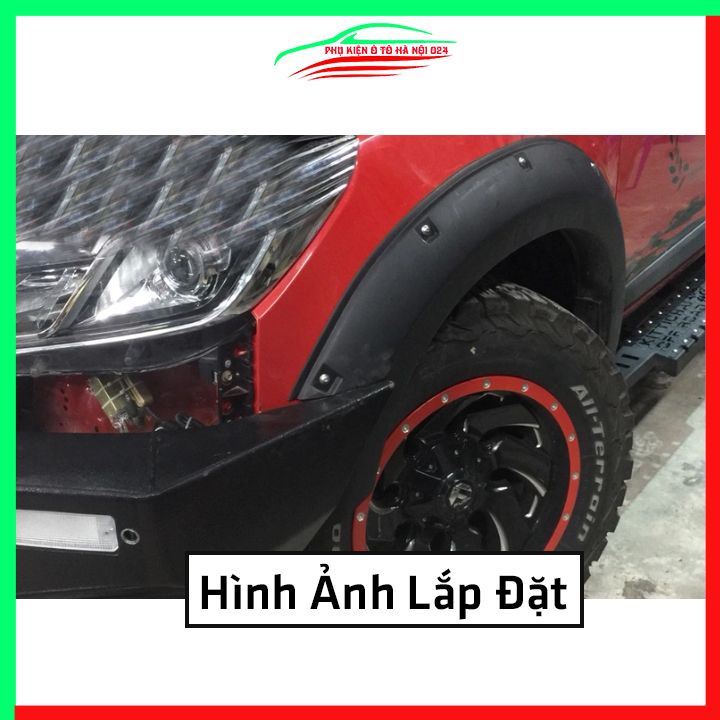 Bộ ốp cua lốp xe ô tô Colorado 2018-2022 mẫu đinh trang trí bảo vệ lốp xe