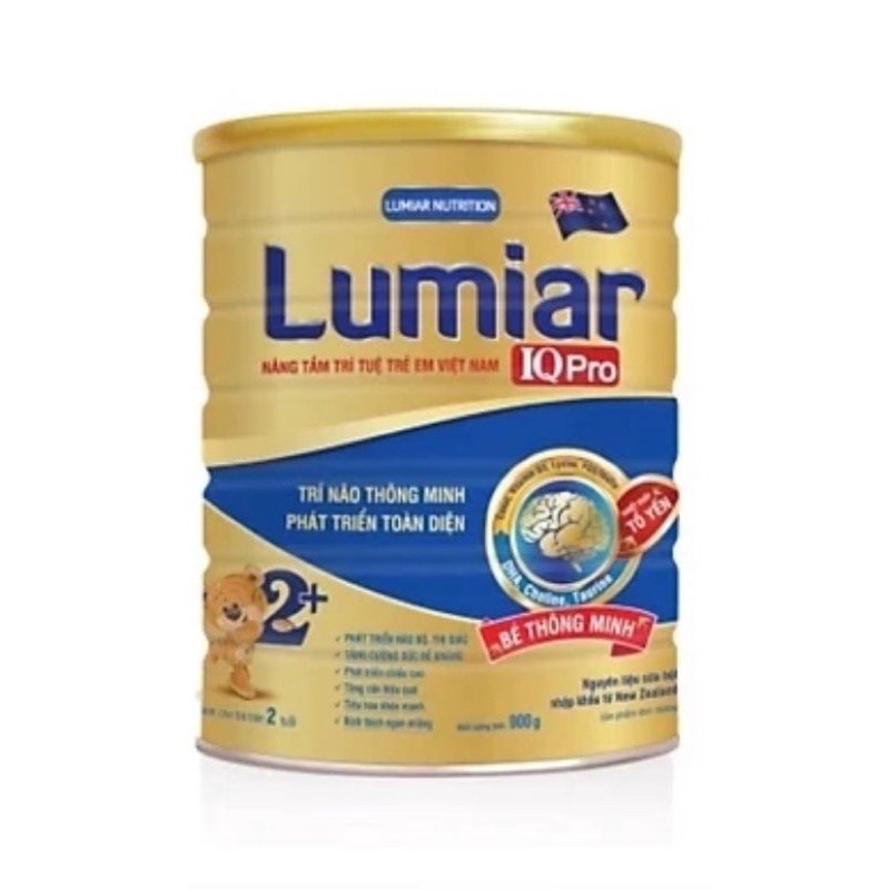 Tặng bộ nhà bếp - Sữa bột Lumiar IQ Pro 0+, 1+, 2+. 900g