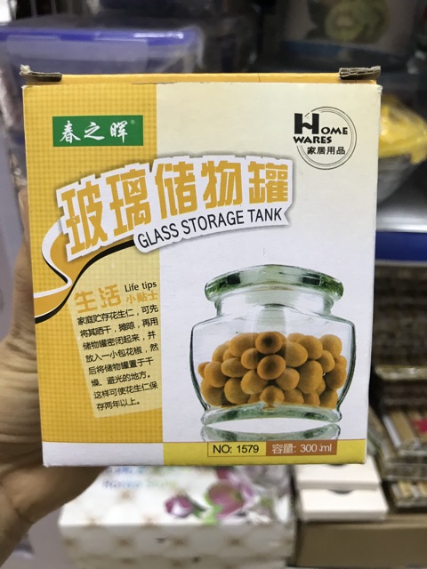 Hũ Đựng Gia Vi Thủy Tinh, Lọ Thuỷ Tinh Ngâm Mật Ong, Hộp Chứa Đồ Tiện Dụng 300ml - 2000ml
