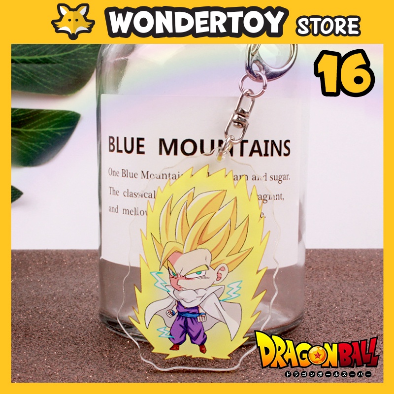 Móc khóa mica Dragon Ball Goku, Vegita, Vegito, Piccolo, Buu, Gohan, Trunks, Frieza
