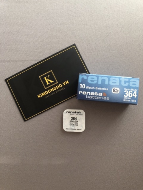 Viên pin đồng hồ Renata 621 chính hãng Thụy Sĩ SR621SW 364 vỉ 1 viên ảnh thật có bảo hành