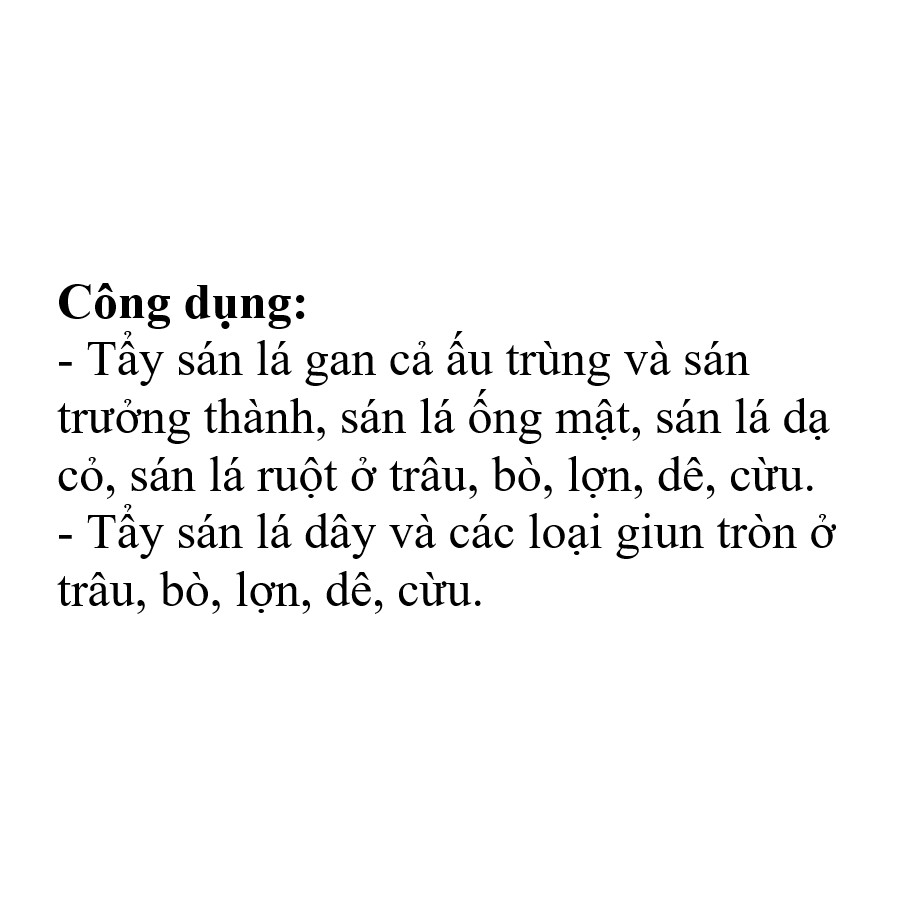 Hanvet Han Dertil B 1 viên dùng tốt cho trâu, bò, dê, heo