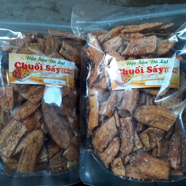 Chuối Laba sấy đường mè 500g