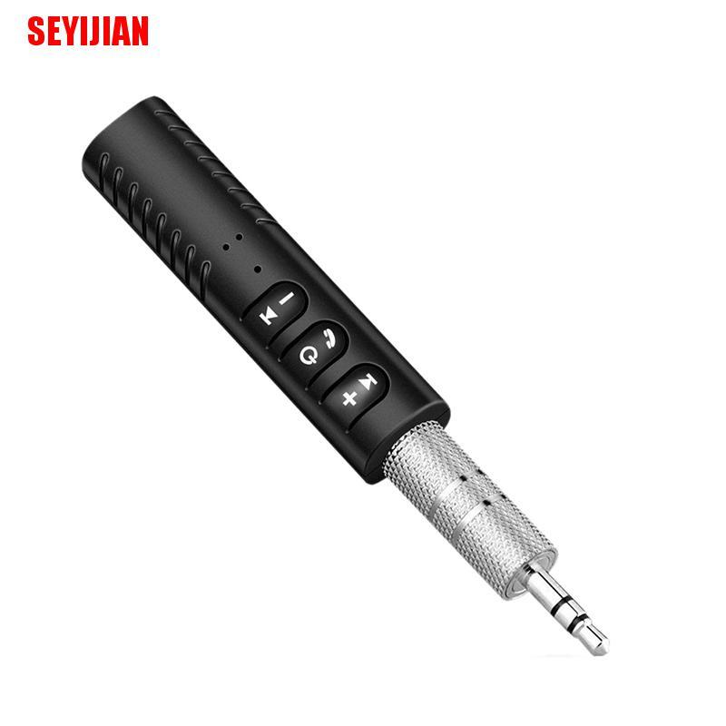 Thiết Bị Nhận Tín Hiệu Âm Thanh Bluetooth Không Dây Mini Giắc Cắm 3.5mm Chuyên Dụng Cho Xe Hơi