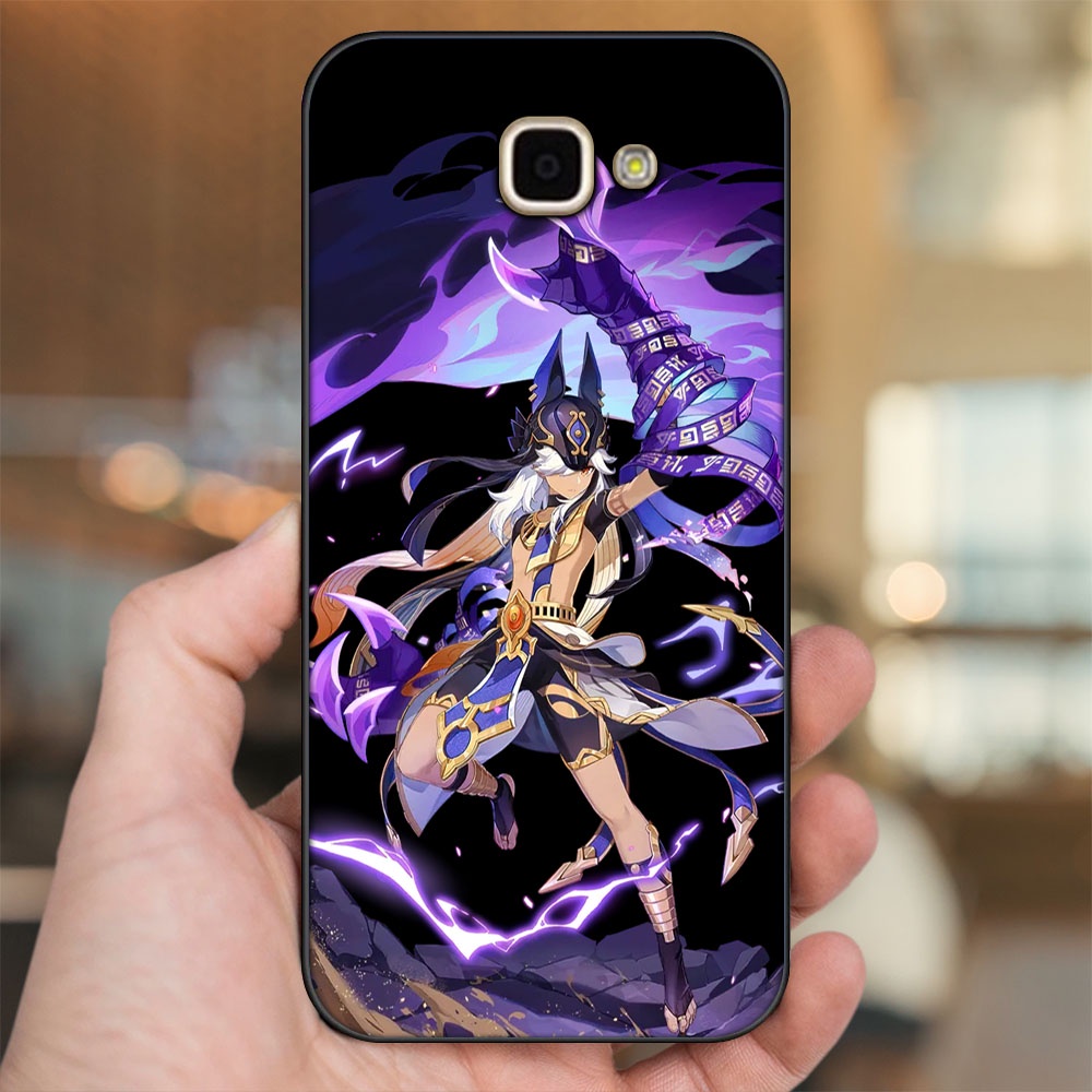 Ốp lưng Samsung A9 Pro viền đen in hình Cyno Genshin Impact