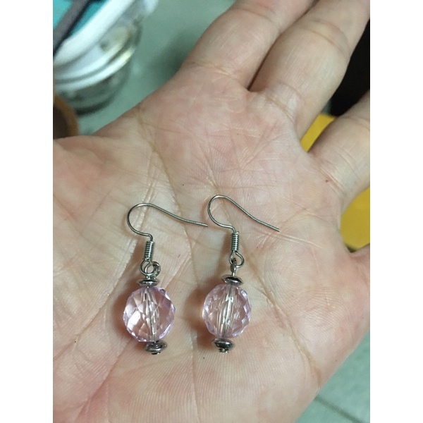 Hoa tai móc thời trang nhựa giả đá si tuyển Nhật