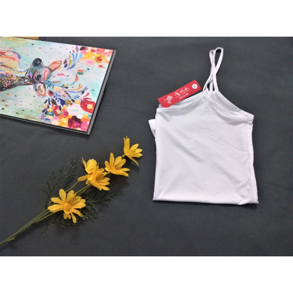 Áo lá dài thun lạnh cực xinh siêu bền dành cho nữ sinh mặt áo dài trắng.