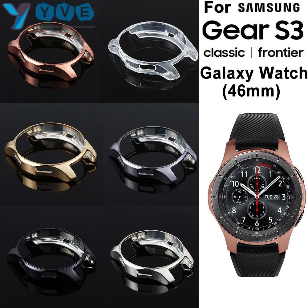 Ốp bảo vệ bằng TPU siêu mỏng chống sốc chống trầy cho mặt đồng hồ Samsung Gear S3 Galaxy Watch 46mm