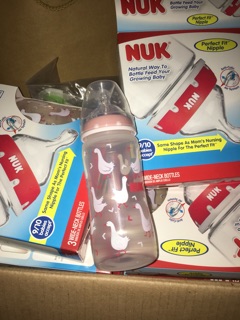 bình sữa cổ rộng Nuk 300ml ( 7 màu )