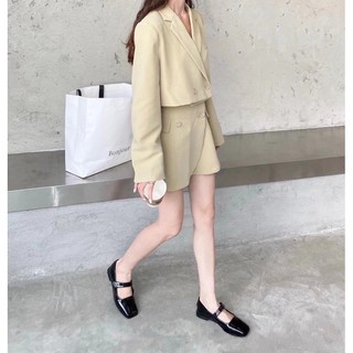 Giày búp bê prada mũi vuông fullbox