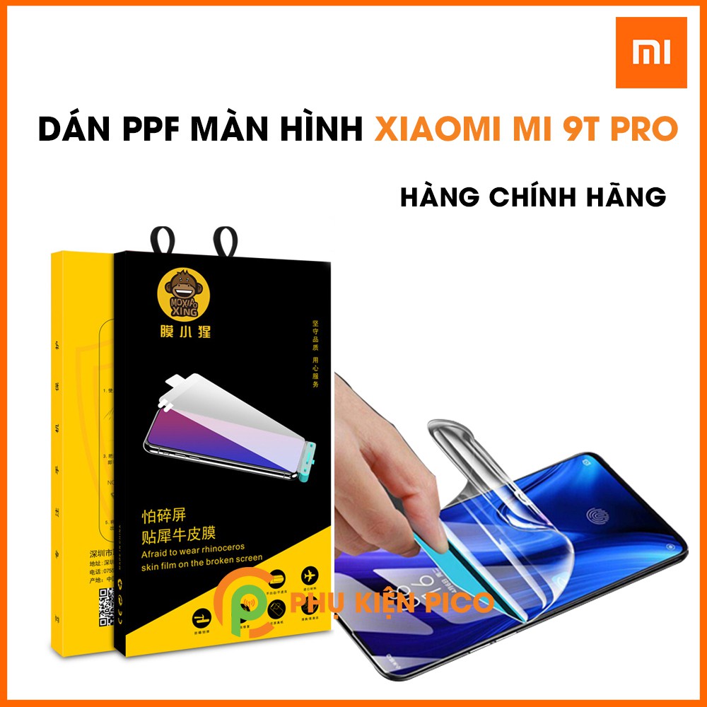 Dán màn hình Mi 9t Pro dẻo trong suốt - Dán màn hình Xiaomi Mi 9t Pro cao cấp PPF màn hình full box