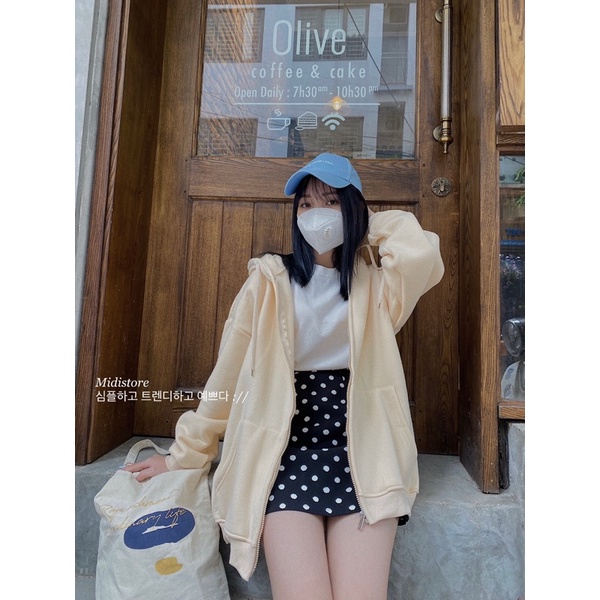 Áo Khoác nỉ trơn 9088 (Ảnh/Video tự chụp)