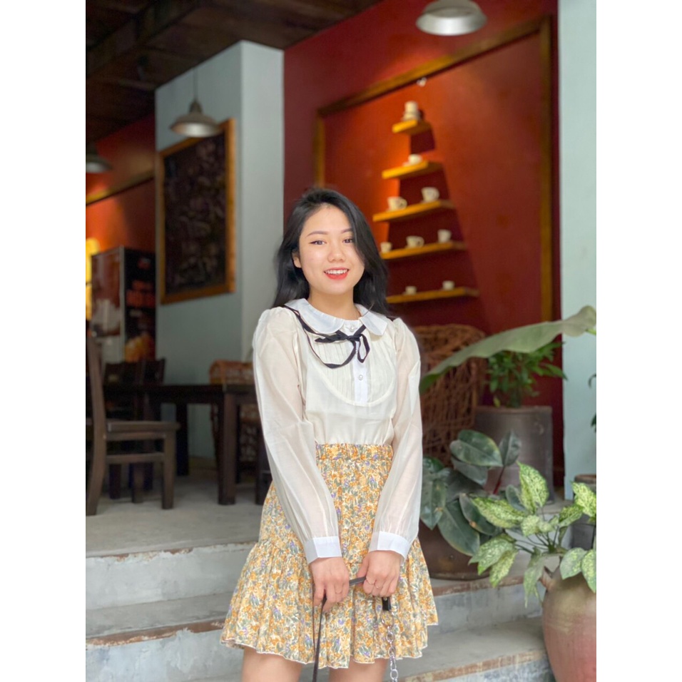 Chân váy hoa nhí vintage Zinti CV17