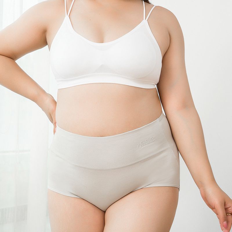 Quần Lót Cotton Lưng Cao Thoáng Khí Plus Size Size 2xl-5xl Cho Nữ | BigBuy360 - bigbuy360.vn