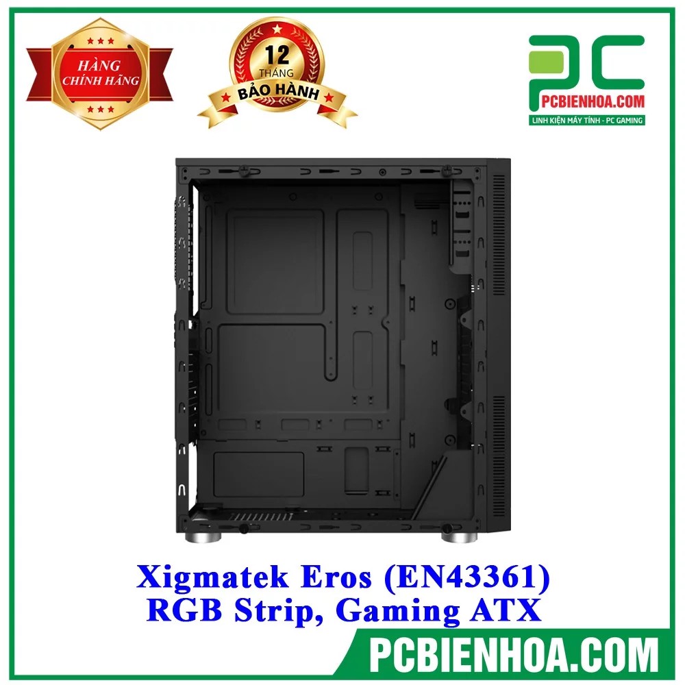 [Mã ELFLASH2 hoàn 10K xu đơn 20K] Vỏ Case XIGMATEK EROS (EN43361)-RGB STRIPGAMIN | BigBuy360 - bigbuy360.vn