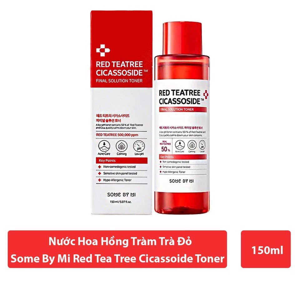 Nước Hoa Hồng Some By Mi Red TeaTree Cicassoside Final Solution Toner