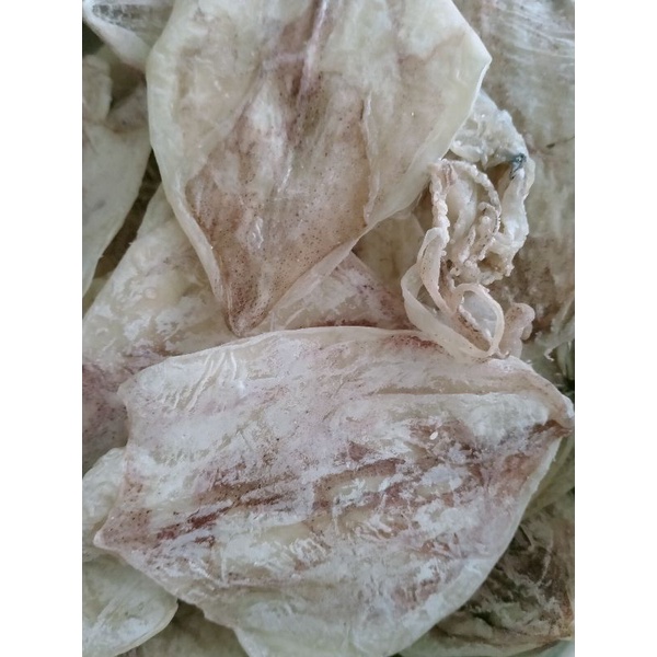 siêu rẻ_ siêu ngon 12 con mực khô mini thơm ngon y hình( có râu và không râu)
