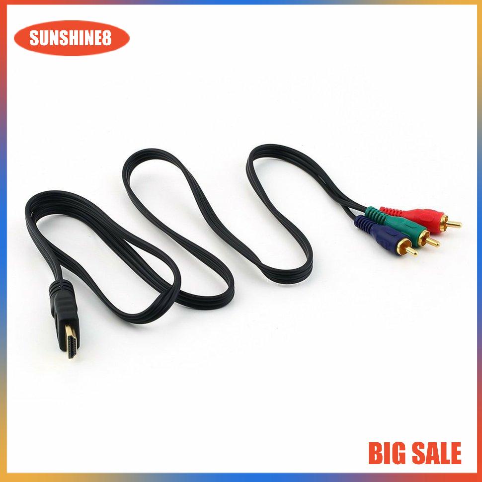 Cáp chuyển đổi 3ft HDMI sang 3 RCA AV chuyên dụng