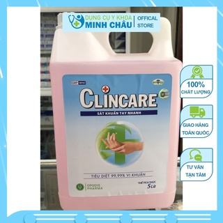 Dung dịch sát khuẩn tay nhanh clincare 5l