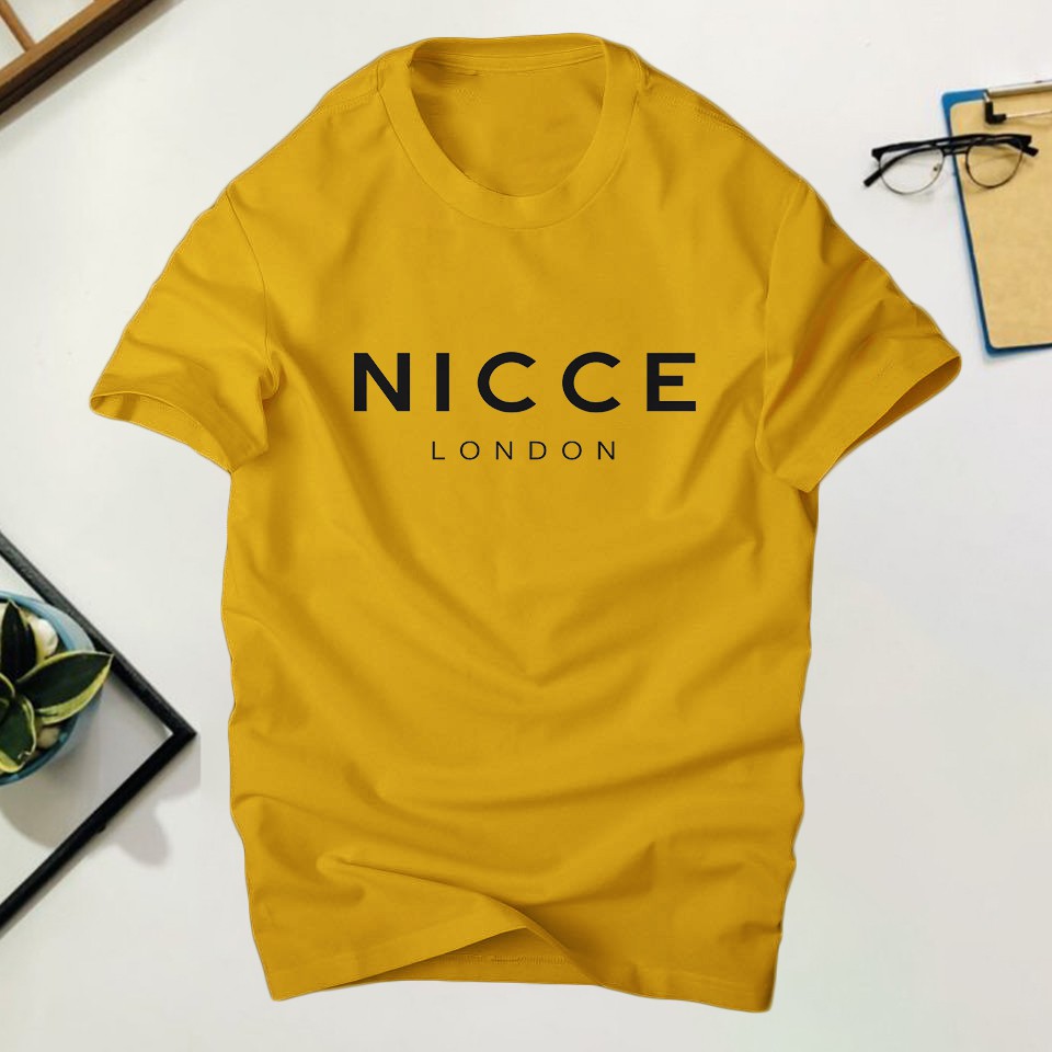 Áo thun nam cổ tròn NICCE thời trang , lịch lãm - Vải dầy dặn con giãn tốt | Ur sport