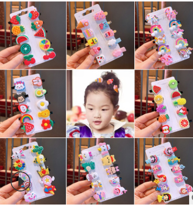 Set 10 Kẹp Tóc Hoa Quả Cute Cho Bé