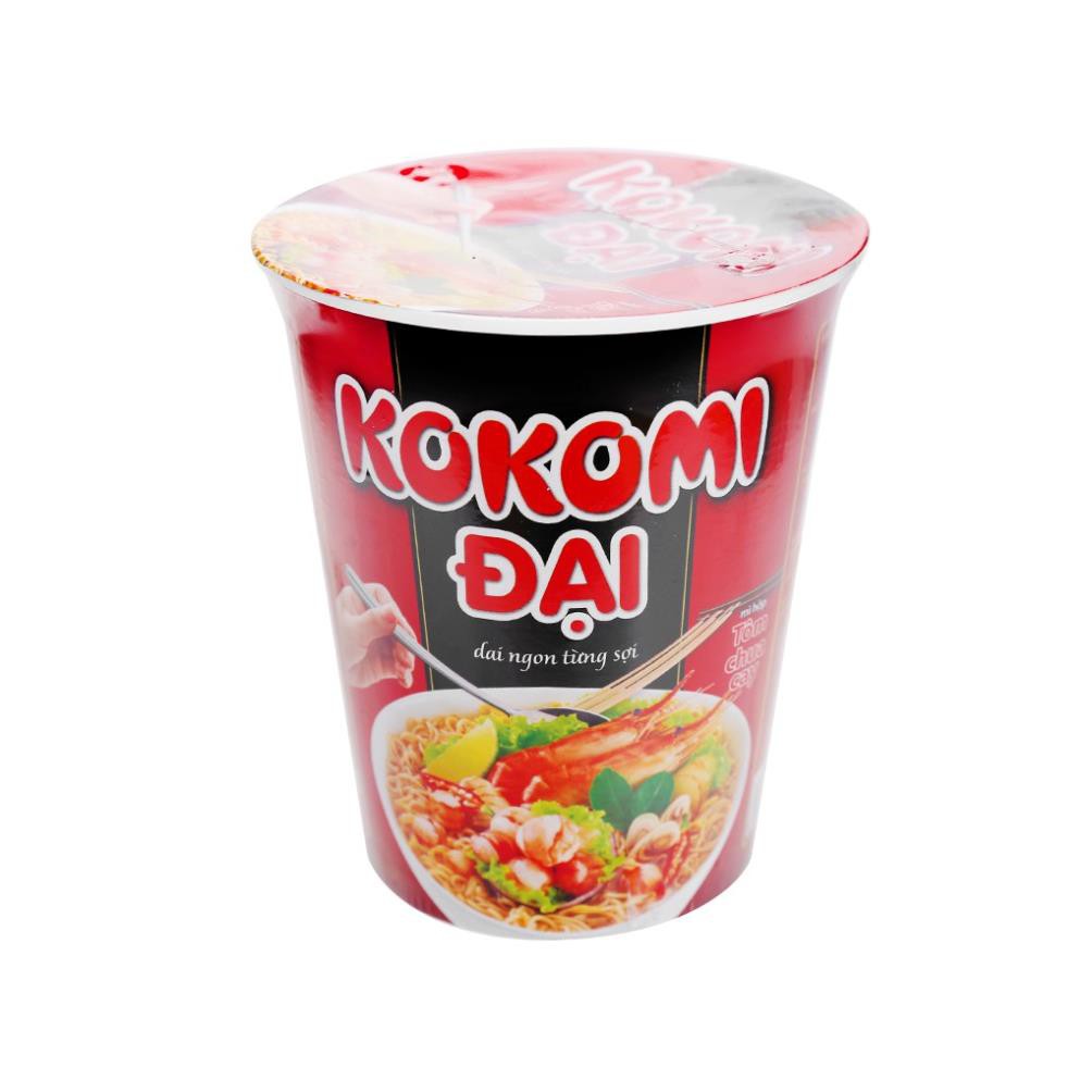 Thùng 24 ly mì Kokomi Đại tôm chua cay 65g